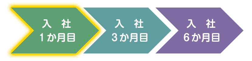 入社1か月目